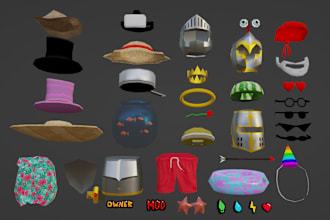3d model cosmetics for your gorilla tag fan game