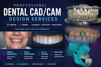 design dental cad cam restorations using exocad and 3shape