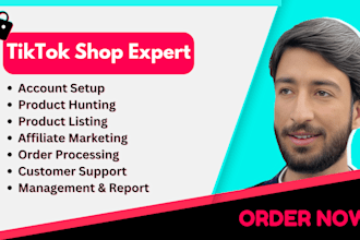 be your tiktok shop virtual assistant or manager