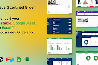create glide app with airtable or excel or google sheet integration