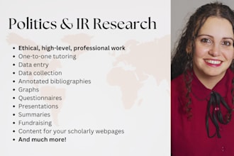 do politics and international relations research