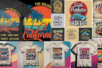 retro vintage t shirt design vintage t shirt merchandise vintage text typography