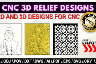 do cnc designs 2d 3d in artcam
