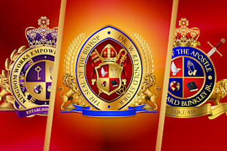 design a professional seal logo for church, school, or association