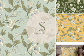 design repeat pattern for textiles or other product