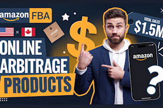 do amazon fba online arbitrage product research USA, canada retail fba leads