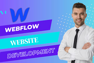 design or develop webflow website, webflow expert, figma to webflow