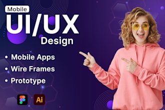 design modern UI UX for your website or mobile app