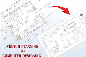 design sustainable architecture concepts with floor plans and renderings
