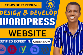 design, redesign or clone a responsive wordpress website with elementor pro