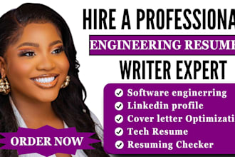 craft  engineering, tech, software engineering, resume writing with cover letter