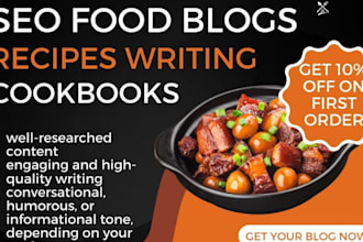 write ai free recipes, food articles, and food blog posts with SEO