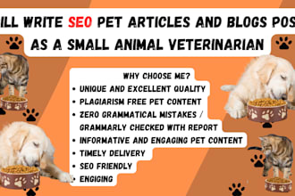 write pet articles, dog, cat and pet blog
