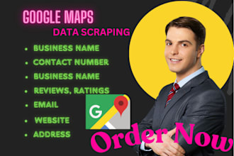 scrape google maps data and generate high quality b2b leads