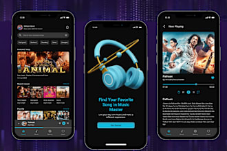 build music streaming app, audio streaming app, online radio station app