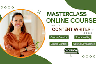 do masterclass ebook online course, yoga, medical course, book formatting, edit