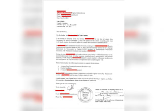 provide an invitation letter for canada