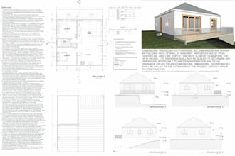 be city permit adu deck garage architecture mep blueprint