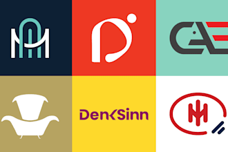 design a modern and unique minimal style logo