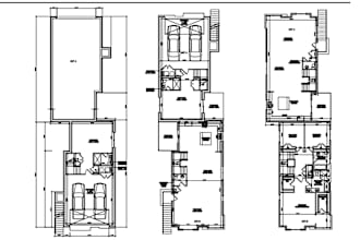 create city permit for houses, building office, floor plan, site plan, adu mep