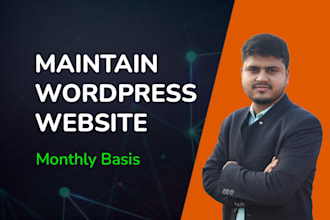 do wordpress website maintenance and wordpress support