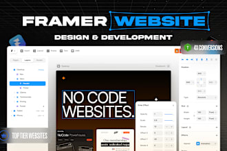 design and develop a stunning framer website