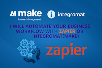 make integromat zapier automation make com  airtable notion zoho webhook api crm