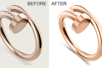 do high jewelry retouching product image editing 3d photo retouch