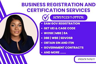 sam gov, cage code, uei, wosb, mbe, wbe, dbe, 8a, 501c3, sba loan, iso 14001