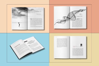 do book, ebook, paperback formatting, and interior layout design for amazon kdp