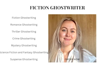 be your fantasy, science fiction ghostwriter