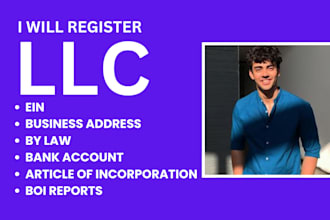 create llc registration, ein, 501c3,501c3 reinstate, non profit registration