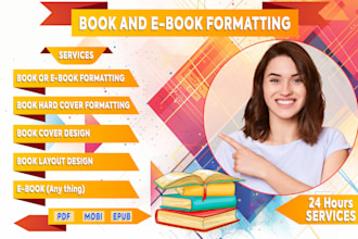 amazon KDP book formatting for epub, paperback kindle ebooks