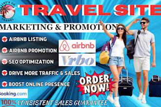 travel promotion airbnb listing vrbo marketing backpacking SEO hotel booking