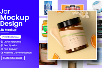 do jar product modeling and rendering in 3d