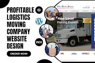 design moving logistics assistance relocation commercial moving company website