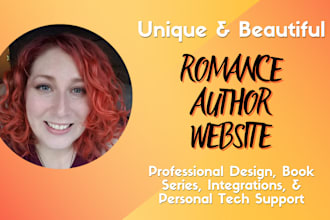 design your romance author website