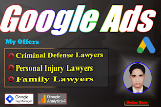 use google ads PPC for criminal lawyers, family lawyers, and injury attorneys