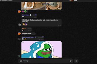 be telegram chatter crypto moderator web3 hyper discord chatter with 20 chatter