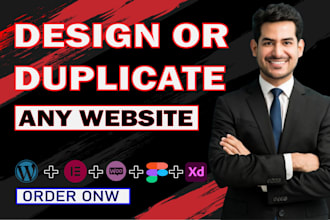 design clone or duplicate build a wordpress website