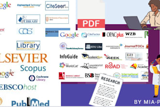 search databases for research articles in PDF format