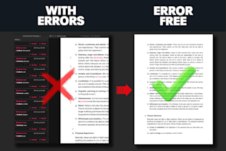 do book proofreading, editing and book formatting