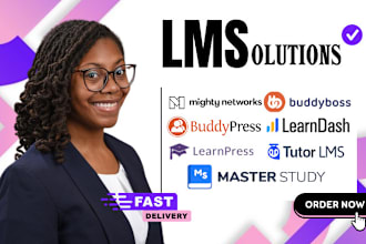 design wordpress lms website using learndash, buddyboss, masterstudy, tutorlms