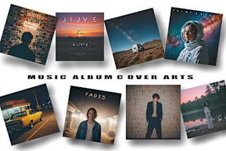 design music cover art for albums or single songs