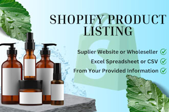 do shopify products listing manually to your shopify store