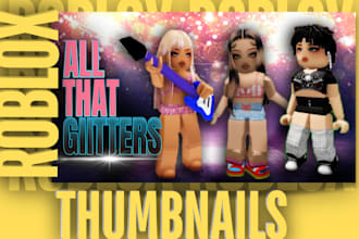 make amazing roblox and gaming thumbnails