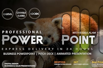 create investor pitch deck with powerpoint animation quickly