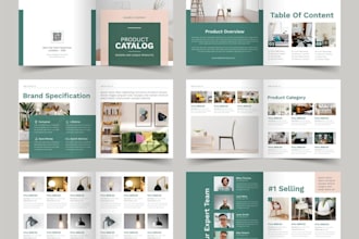 design professional product catalogs, brochures, and booklet design