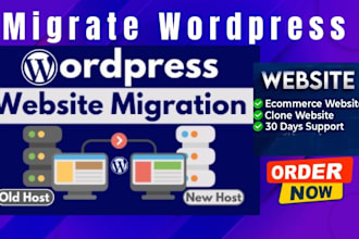 expert wordpress migration clone website wp transfer domain transfer