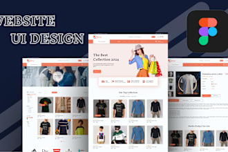 do  figma design, website ui design, website mockup, figma landing page or ui ux